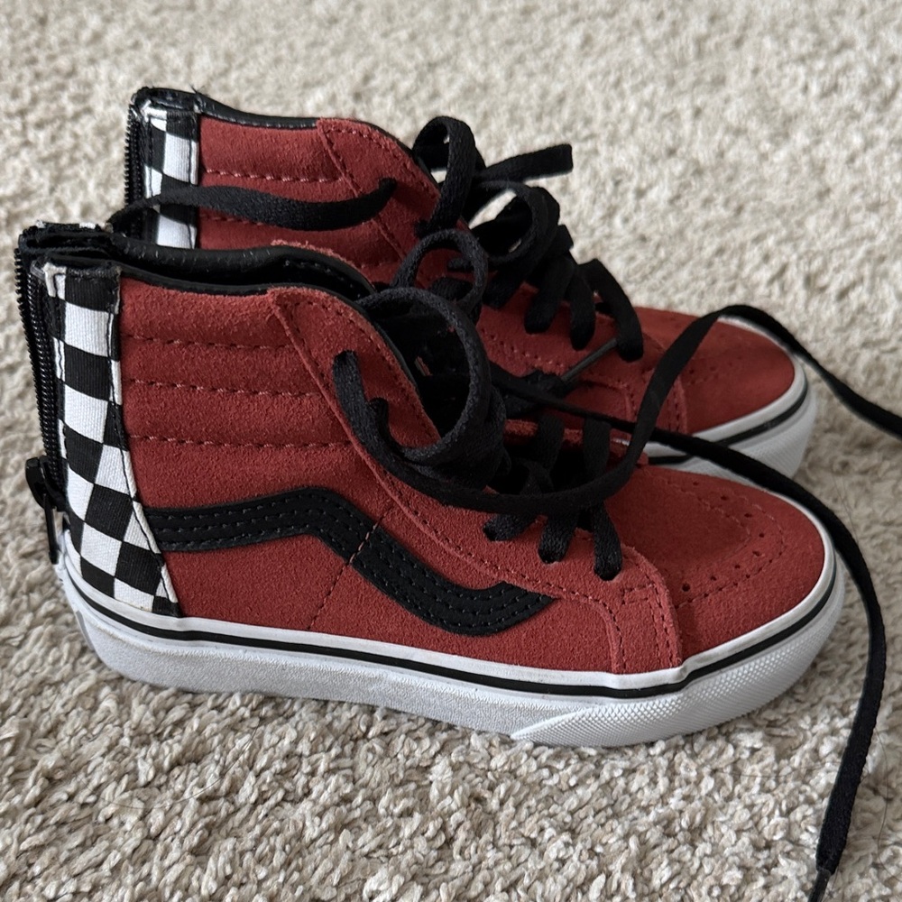 Vans Black and White Checkered High-Tops